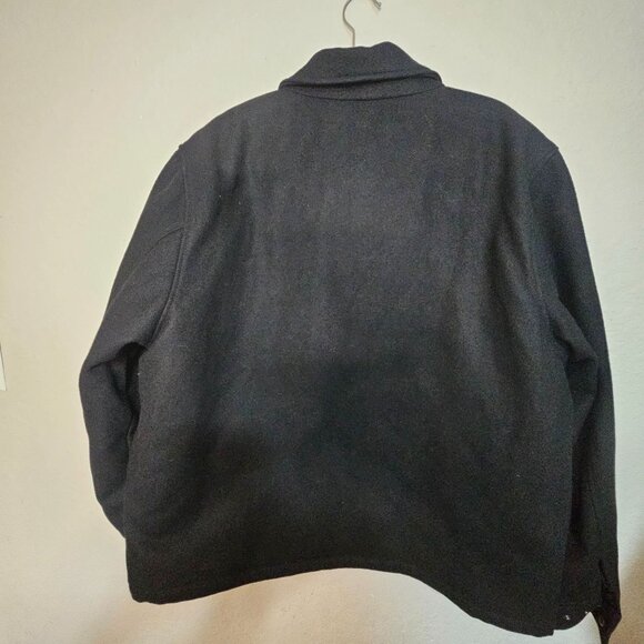 F.R. Tripler Signature Gold Mens Black Wool Blend Jacket XL Minor flaws - Picture 16 of 16